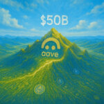 Aave net deposits of $50 billion compares to ranking in top 50 of banks in US