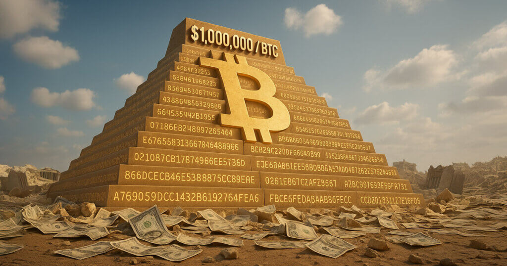 When will Bitcoin reach $1,000,000 per coin and a $20 trillion market cap?