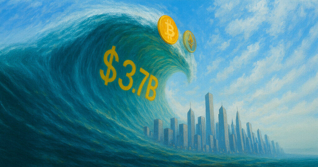 Bitcoin ETF demand drives $3.7B inflow as crypto AUM breaks $200B for first time