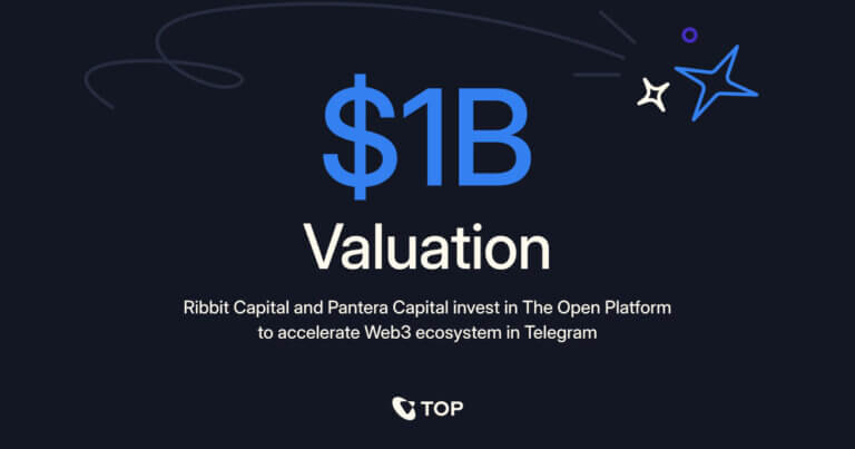 The Open Platform is first unicorn in Web3 ecosystem in Telegram at $1bn valuation
