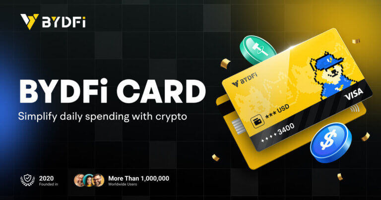 BYDFi Card Officially Launches: One Card to Seamlessly Bridge Web3 Assets and Real-World Spending