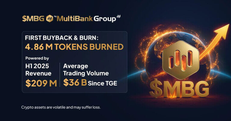 $MBG Token Supply Reduced by 4.86M in First Buyback and Burn by MultiBank Group