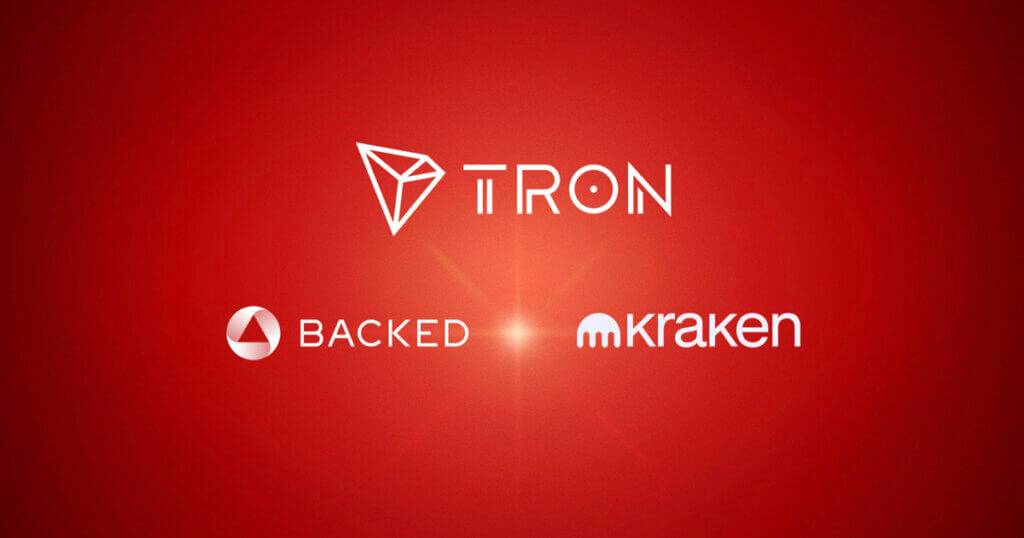 Kraken and Backed Announce Strategic Collaboration with TRON DAO to Broaden Access to Tokenized Equities