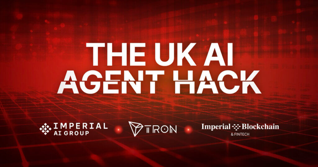Justin Sun Named Best Blockchain Innovator at UK AI Agent Hackathon by Imperial College London, TRON DAO is Title Sponsor