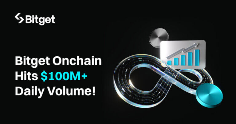 Bitget Onchain Achieves Record-Breaking Over $100 Million Daily Trading Volume
