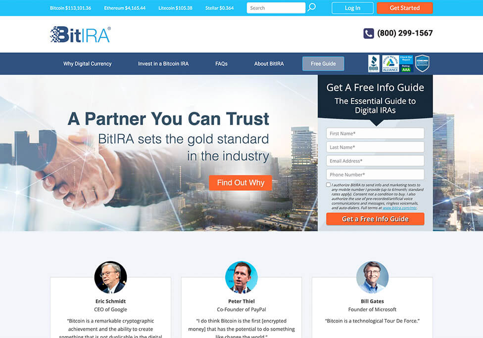 BitIRA screenshot