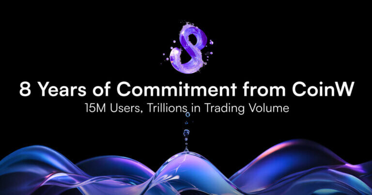 CoinW Celebrates 8 Years of Commitment with 15M Users and Trillions in Trading Volume