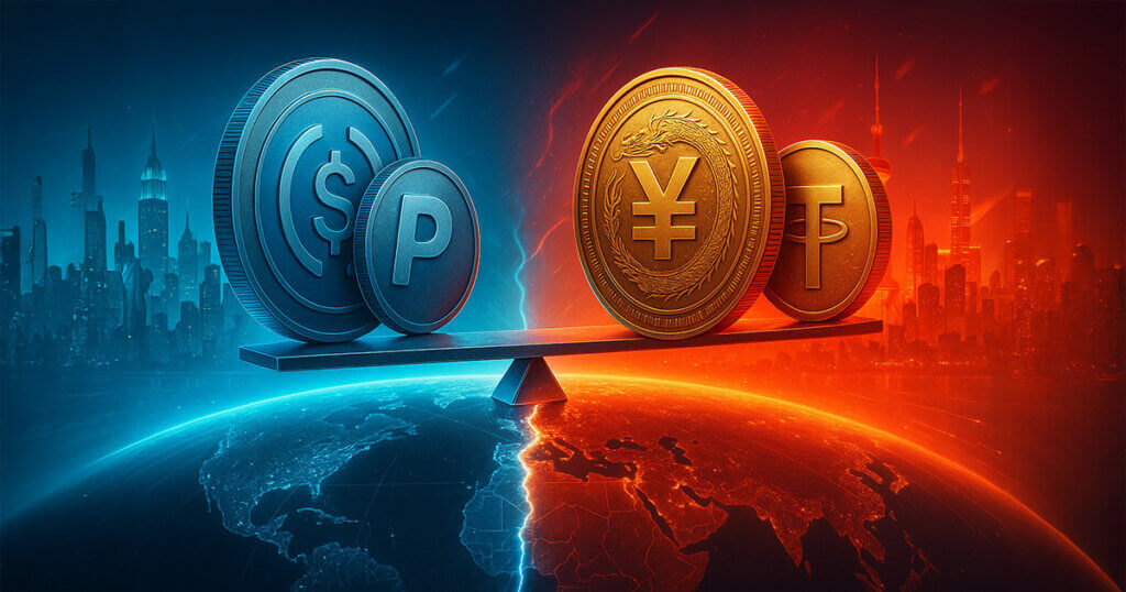 East vs West crypto cold war emerges in battle for the first trillion dollar stablecoin