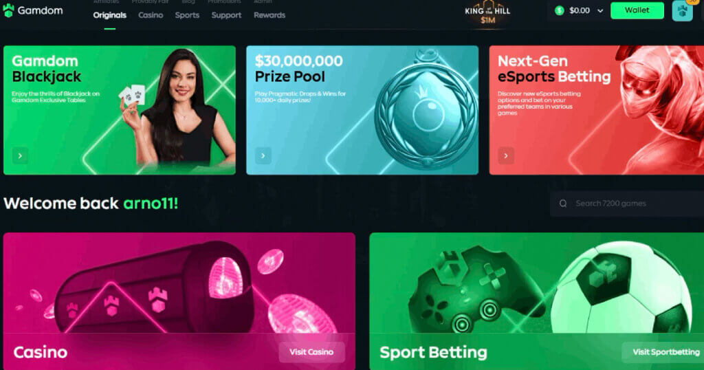 Gamdom Launches Next-Level Sportsbook Experience