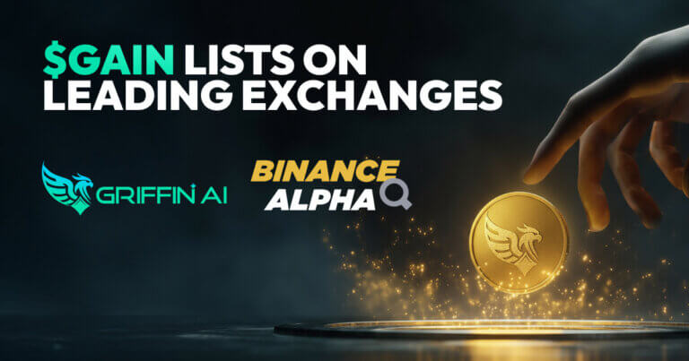 Griffin AI Lists $GAIN on Leading Exchanges, Launches Utility Token on BNB Chain