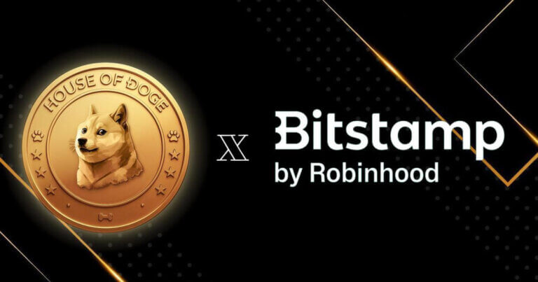 House of Doge and Bitstamp by Robinhood Announce Strategic Partnership For NYSE:ZONE Treasury