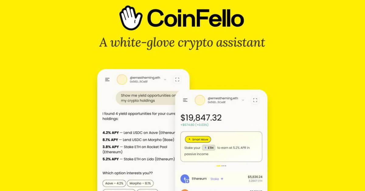 CoinFello: The First Self-Sovereign AI Agent for Using and Automating Any Smart Contract