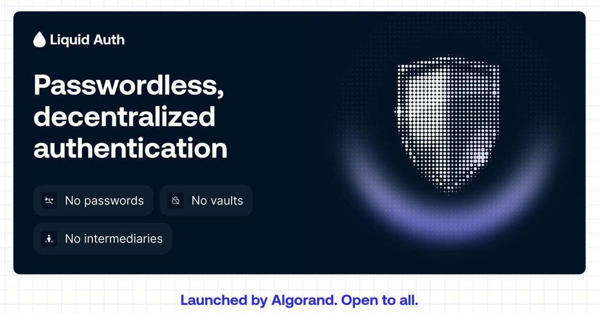 Algorand Launches World’s First Self-Custody Passkey Manager, Replacing ...