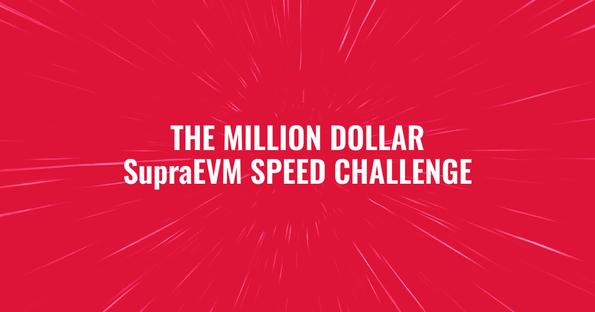 Coinbase Ventures-Backed Supra Offers $1M Bounty to Beat Its Parallel EVM Execution Engine