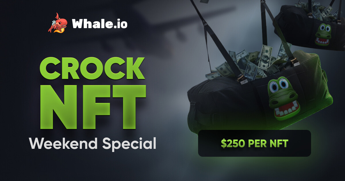 Whale.io Launches Weekend Sale Campaign for Crock Dentist NFTs and Unlimited Minting
