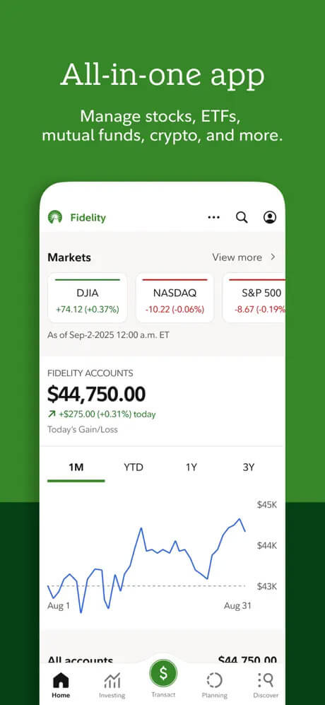 Fidelity screenshot