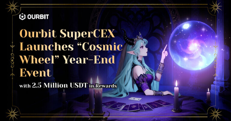 Ourbit SuperCEX Launches “Cosmic Wheel” Year-End Event with 2.5 Million USDT in Rewards