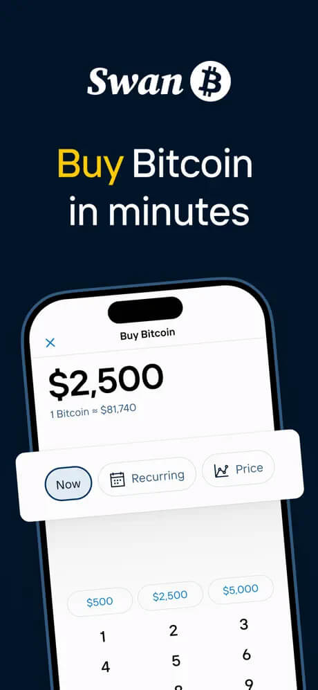 Swan Bitcoin screenshot
