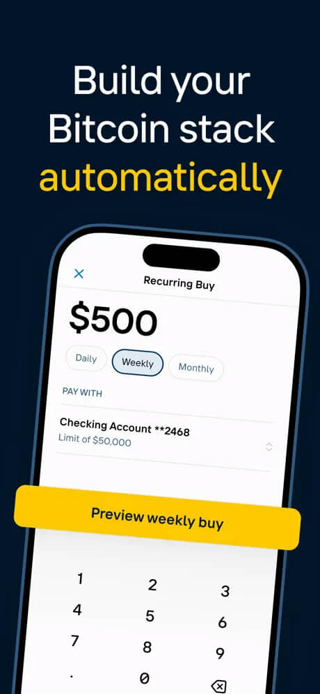 Swan Bitcoin screenshot