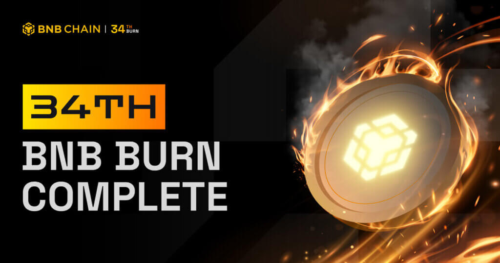 BNB Chain Kicks Off 2026 With Its 34th BNB Token Burn