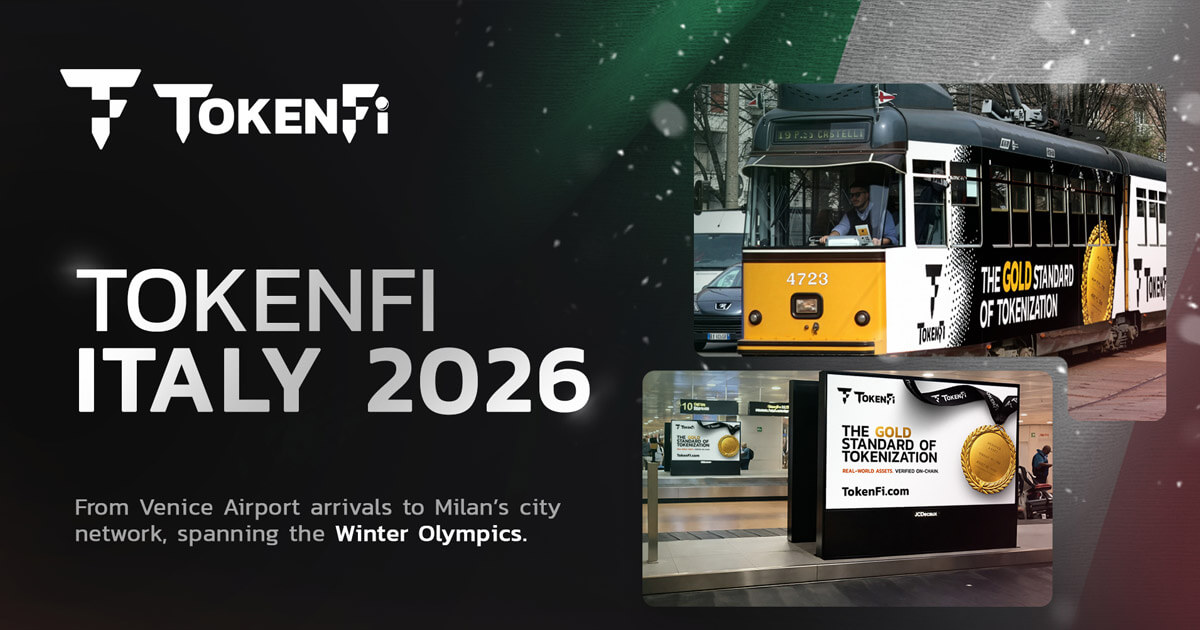 TokenFi Unveils High-Visibility Branding Campaign Across Italy Ahead of 2026 Winter Olympics