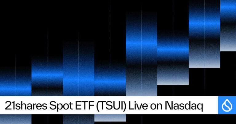 21shares Spot SUI ETF (Nasdaq: TSUI) to Begin Trading on Tuesday Feb 24th, Expanding U.S. Access to Sui