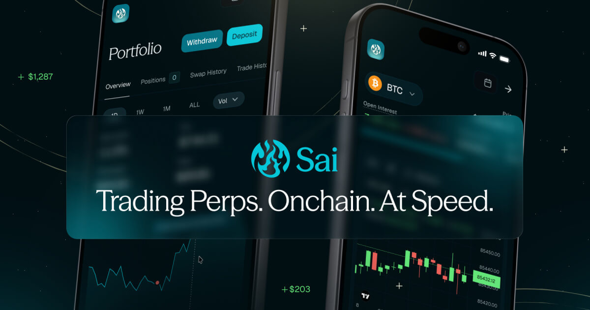 Sai Launches Perps Platform Combining CEX Speed with Onchain Settlement