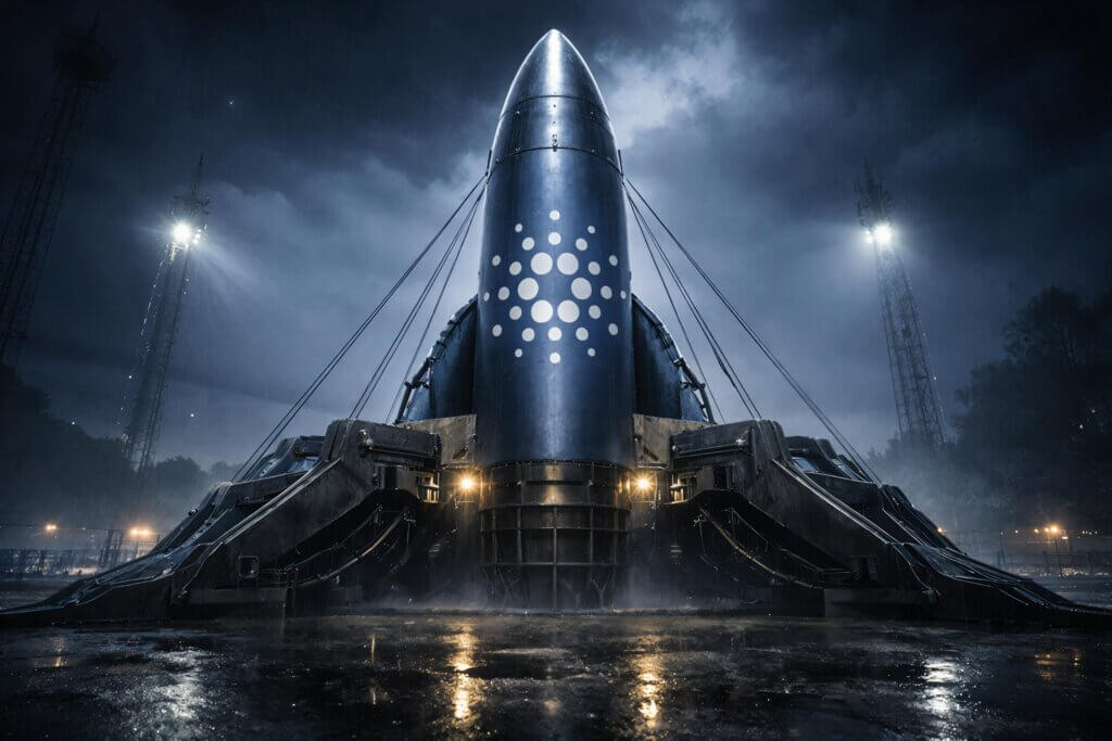 Cardano rocket on a rain-soaked launch pad as ADA shorts surge after a 71% drop ahead of the Midnight launch risk
