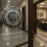CFTC Innovation Task Force meeting room in Washington signaling a quiet regulatory power shift shaping crypto policy