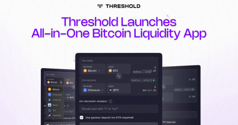 Threshold Launches All-in-One Bitcoin Liquidity App