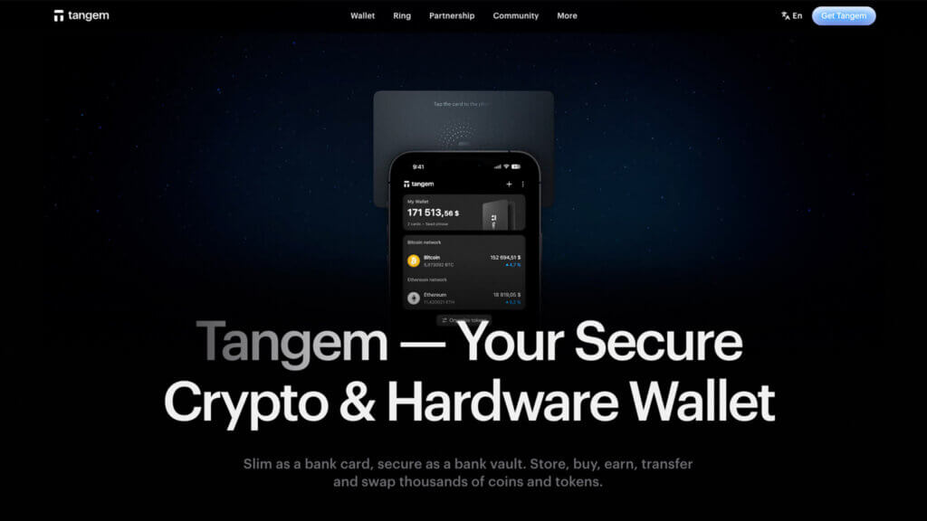 Tangem screenshot