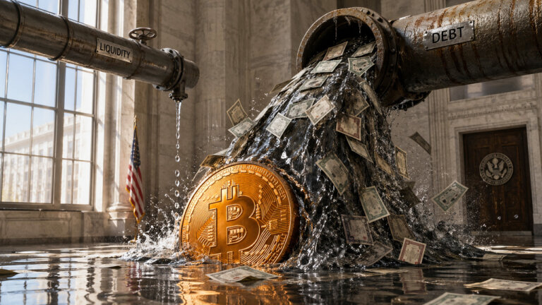 Bitcoin’s next risk is hiding in the gap between debt and liquidity
