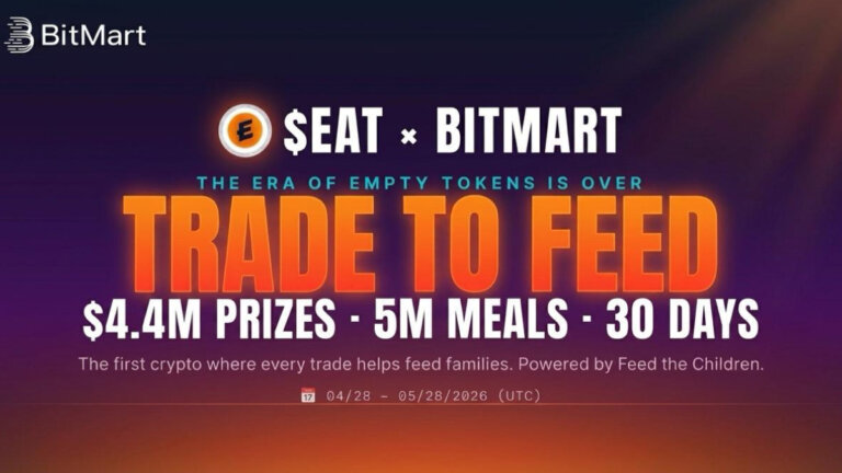BitMart x $EAT Trade-to-Feed Competition to Pay Out $4.4M USDT to Traders in May 2026