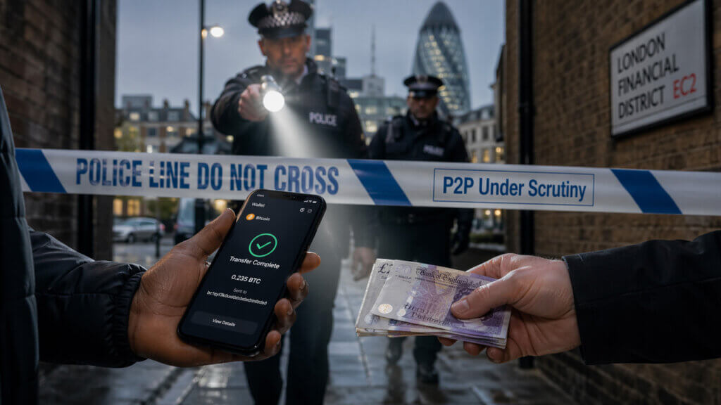New police raids on people trading crypto for cash raises a hard question about financial freedom