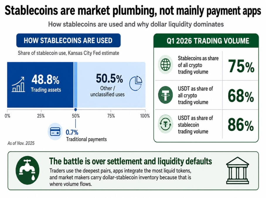 Stablecoins became market plumbing