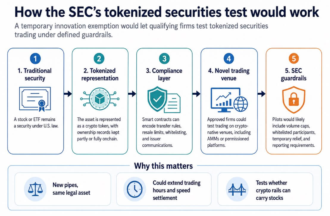 SEC tokenized securities test