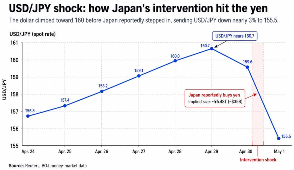 Japan has moved to save the yen again, and Bitcoin traders may pay the ...