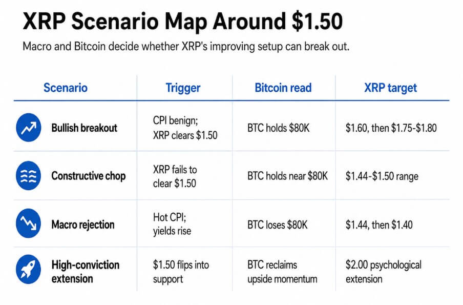 XRP scenario map