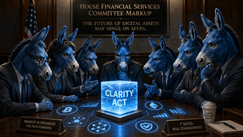 CLARITY Act’s markup progress now hinges on these Democrat lawmakers