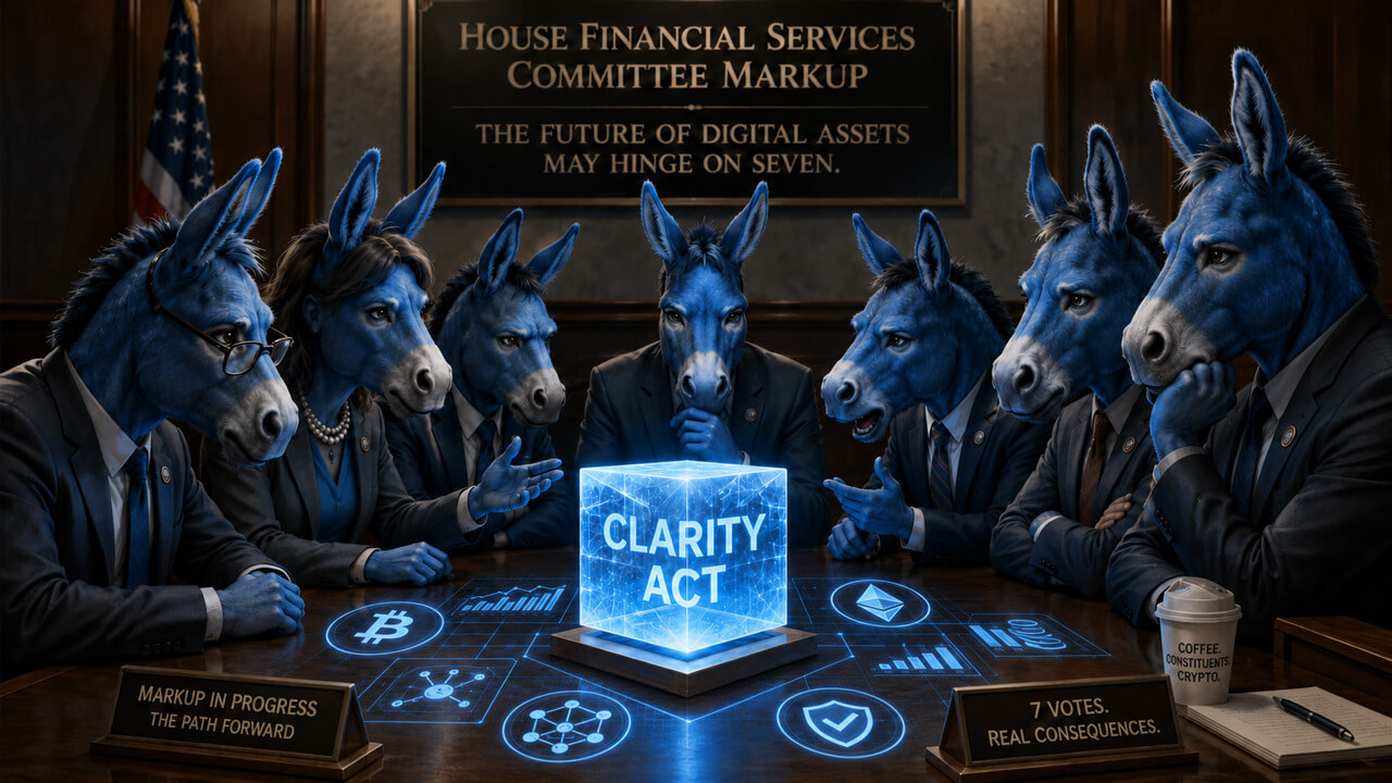 CLARITY Act’s markup progress now hinges on these Democrat lawmakers