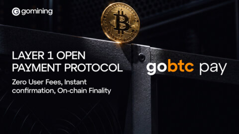 GoMining Launches GoBTC Pay to Bring Native Instant Payments to Bitcoin