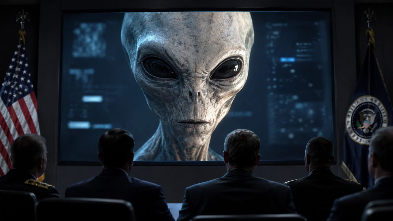 Will the US confirm that aliens exist before 2027 prediction market image
