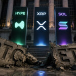 Featured image for Bitcoin and Ethereum ETF outflows expose rotation into HYPE, XRP and Solana