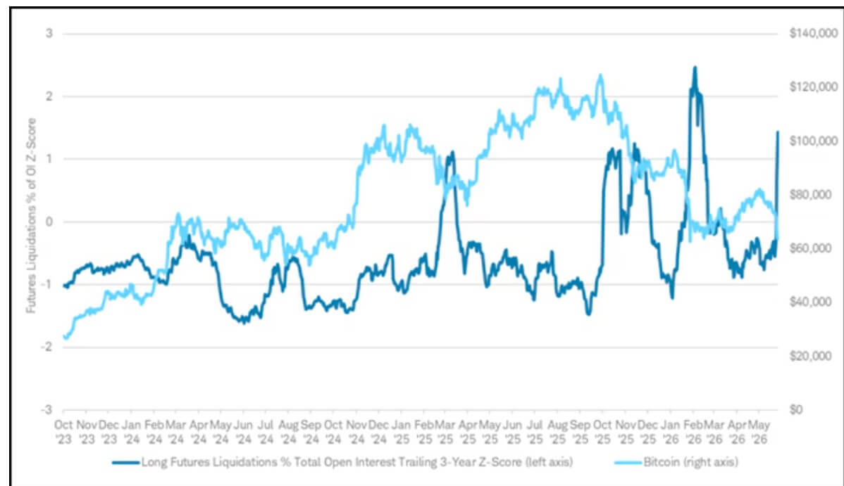 Bitcoin Long Futures Liquidation