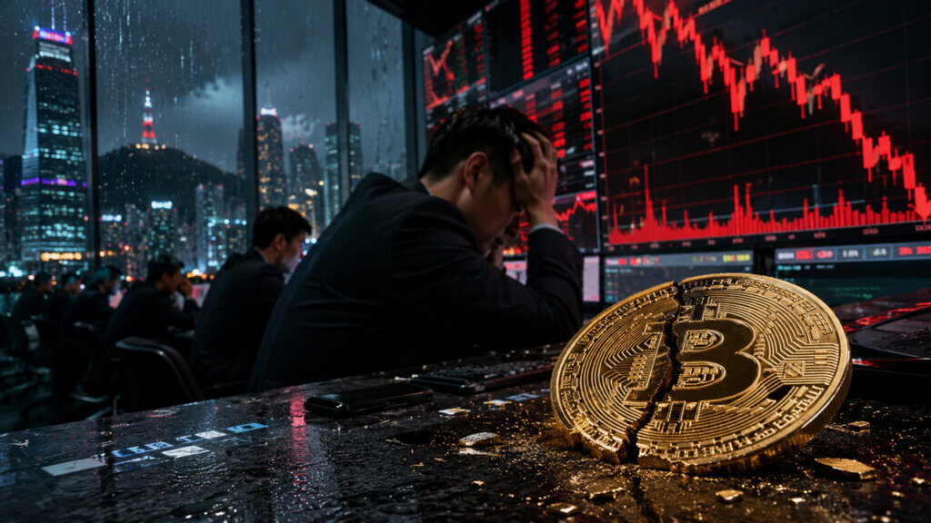 Bitcoin price decline alongside KOSPI market downturn