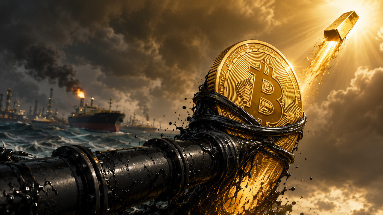 Bitcoin’s $300K gold pattern now depends on whether Iran’s oil shock rewrites the Fed path