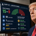 Featured image for Trump’s financial disclosure puts $1B crypto payday at center of CLARITY Act vote