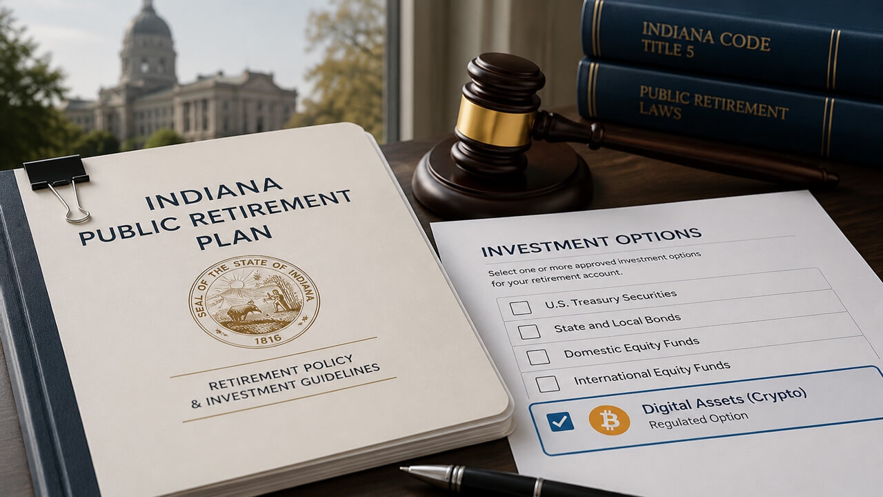 Indiana Public Retirement Plan Crypto Investment Option
