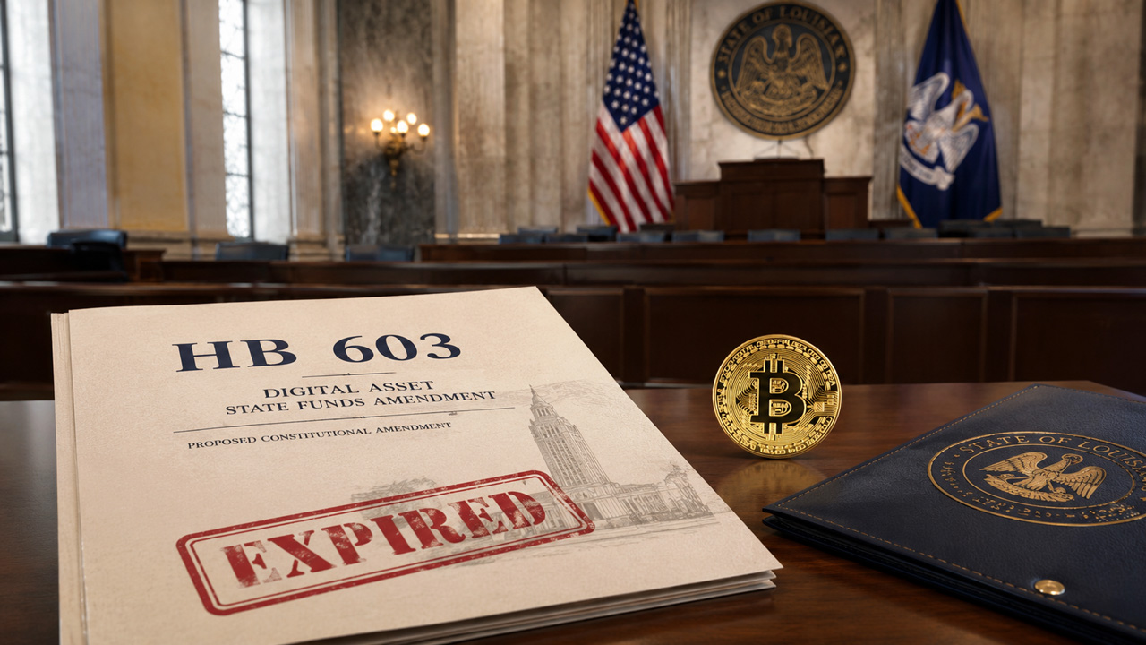 Louisiana HB 603 Digital Asset State Funds Amendment