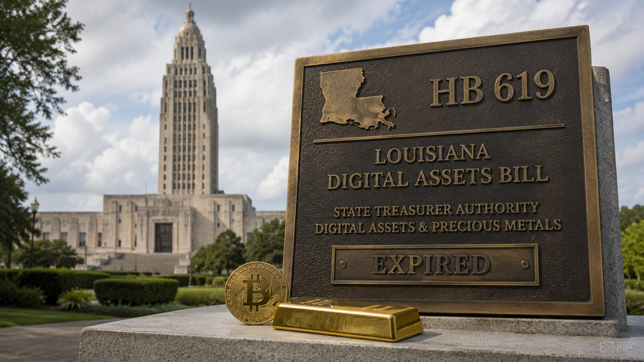 Louisiana HB 619 Treasury Department Digital Assets Bill